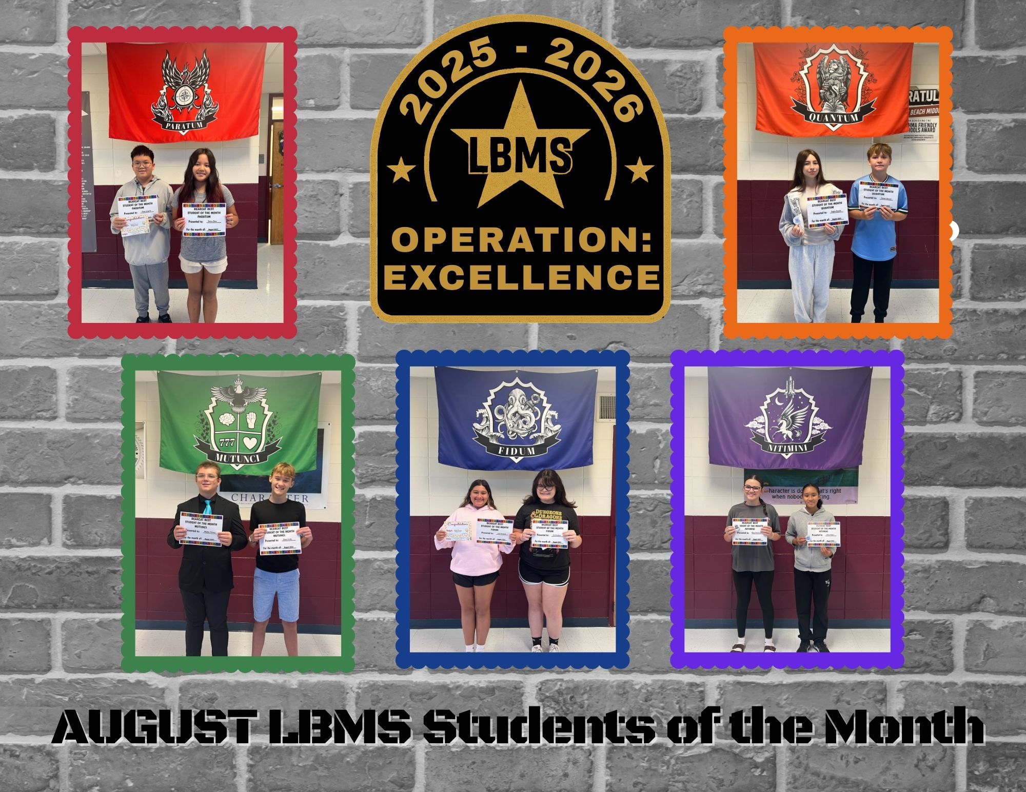 students of the month